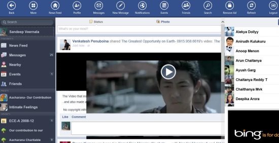 facebook app for windows 8 more