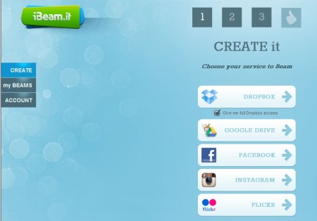 iBeam.it to share files