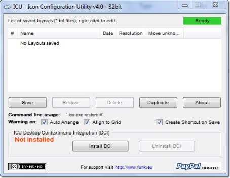 Icon Configuration Utility 001 restore desktop icons