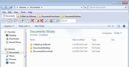 QTTabBar to add tabs to Windows Explorer default window