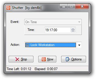 Shutter working