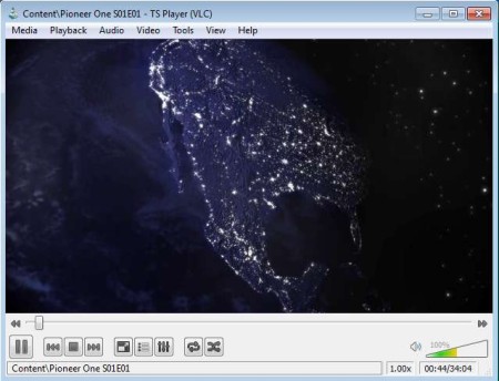 Torrent Streaming software default window