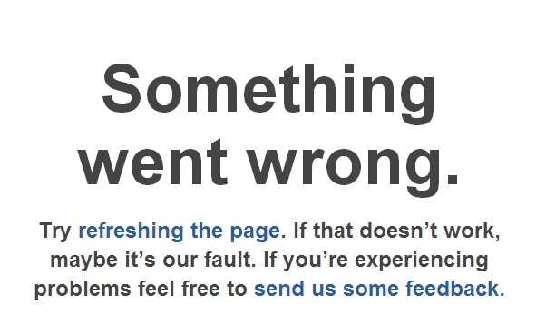 delicious.com error page