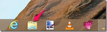 file explorer in Windows 8