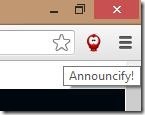 Chrome Announcify main