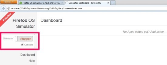 FireFox OS Simulator