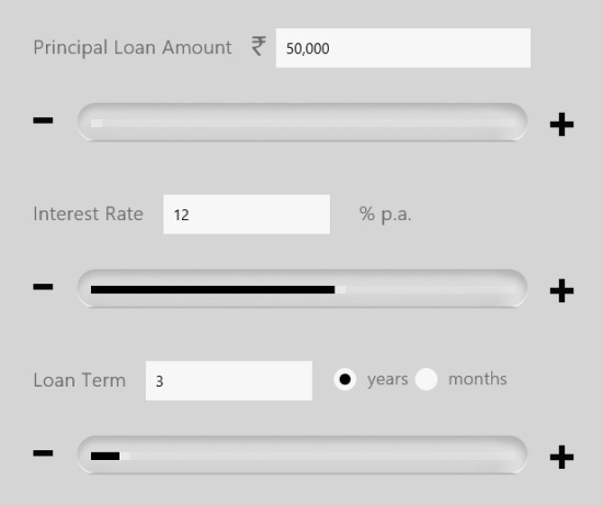 How to use the EMI calculator windows 8