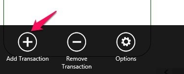 add transation windows 8 expenses manager