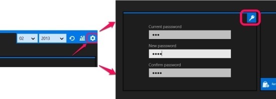 change password in ubudget