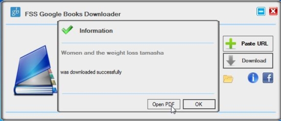 fss google Books Downloader open pdf