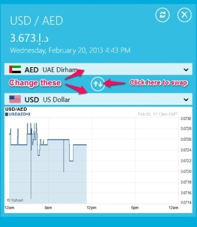 how to add more currency to currency converter app for windows 8