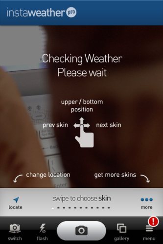 instaweather pro home screen