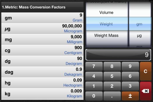 unit converter weight