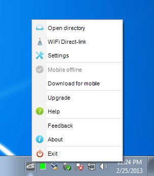 xCloud right click menu