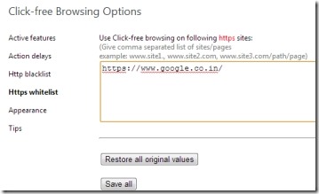 Click-free Browsing 03