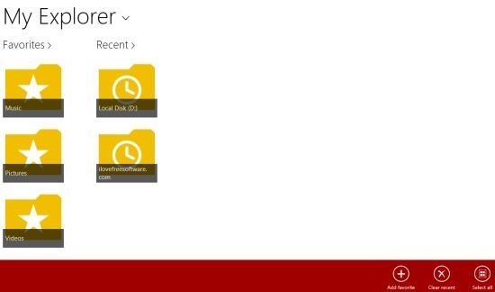 Minimalistic-File-Explorer-For-Windows-8-My-Explorer