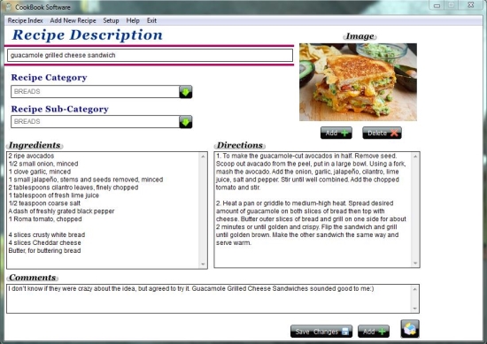 cookbook software 01