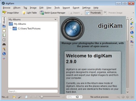 digiKAM default window