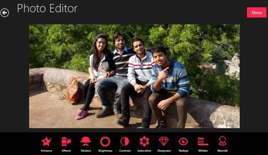 effects in volet app windows 8 