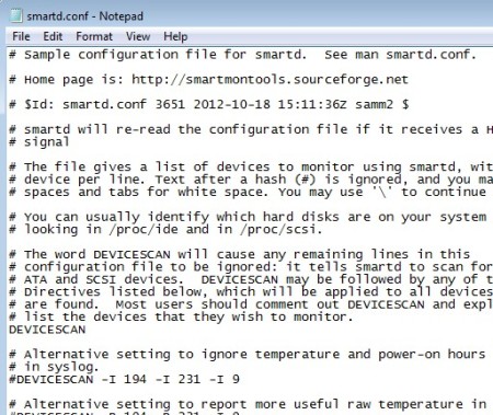 smartmontools setting up monitoring