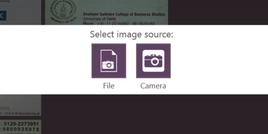 Business Card App  Windows 8