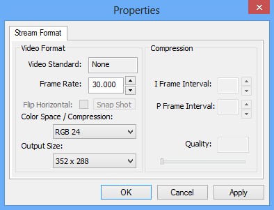 Motion Monitor settings