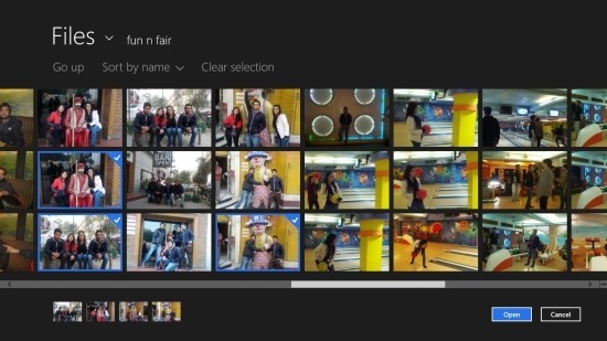 Photo Montage windows 8 slideshow app