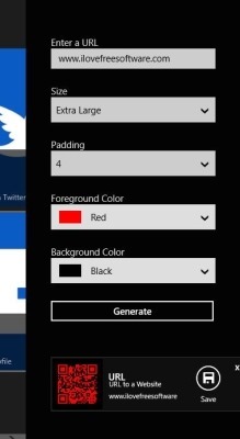 QR Code Creator App Windows 8