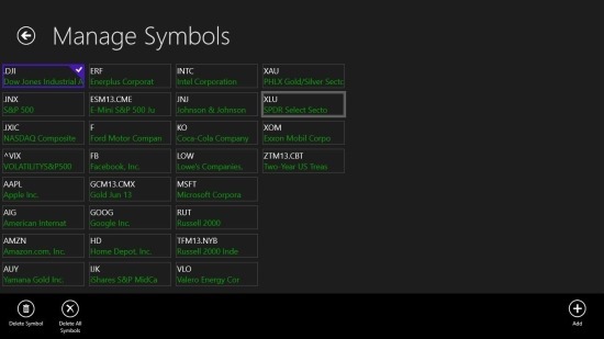 Stock Tracker for Windows 8 Stock And Futures