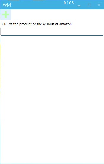 Wishlist Manager default window