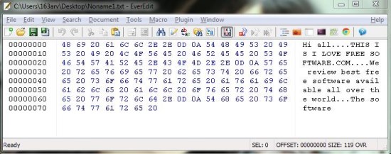 everedit hex editor