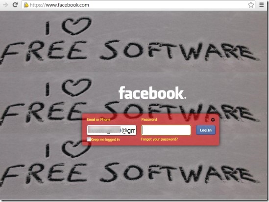 FB Refresh 03 customize Facebook login page