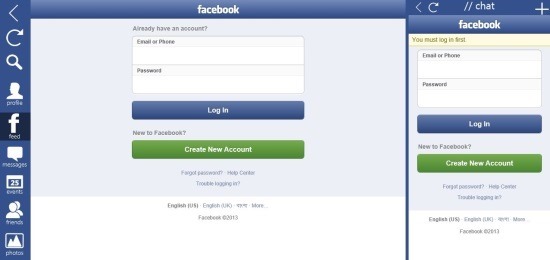 free windows 8 facebook app