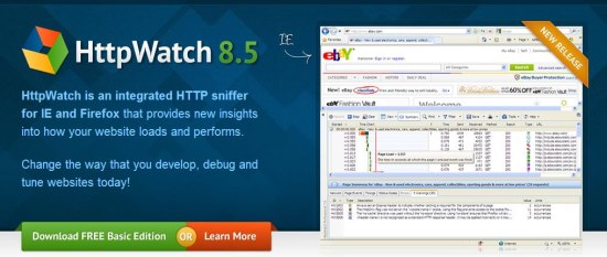 httpwatch interface