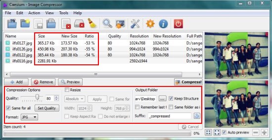 Caesium options