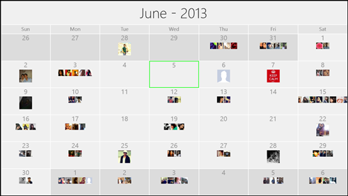 Fb calendar