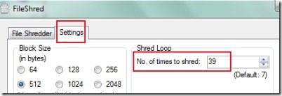 FileShred 03 free software for shredding files