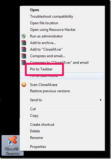 close all task bar and start menu