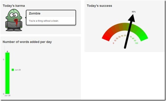 english vocabulary 7 result