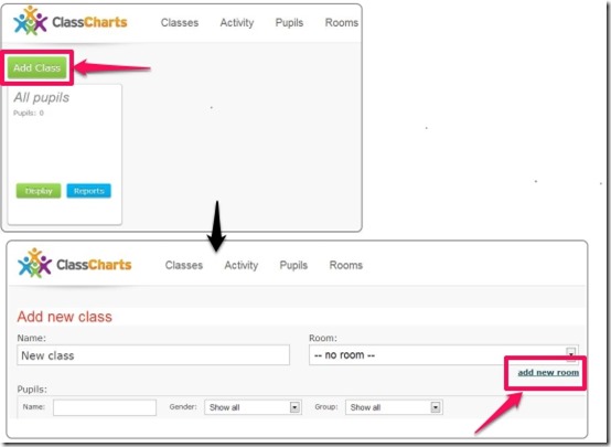 Class Charts Add Class