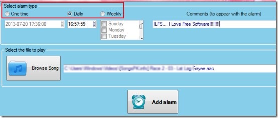 Free Easy Alarm Clock- set alarm