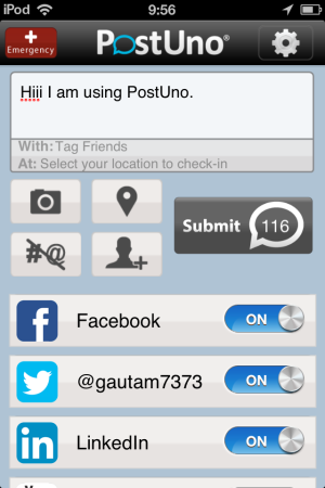 PostUno-Post to Facebook, Twitter and LinkedIn-Post To Multiple Social Networks