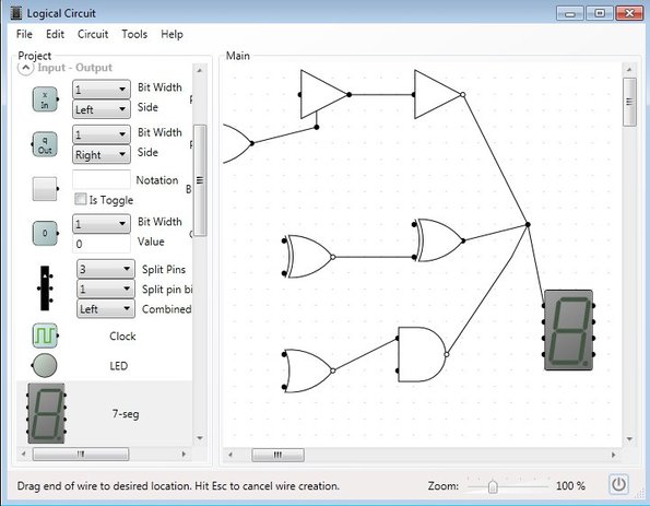 LogicCircuit working schematic