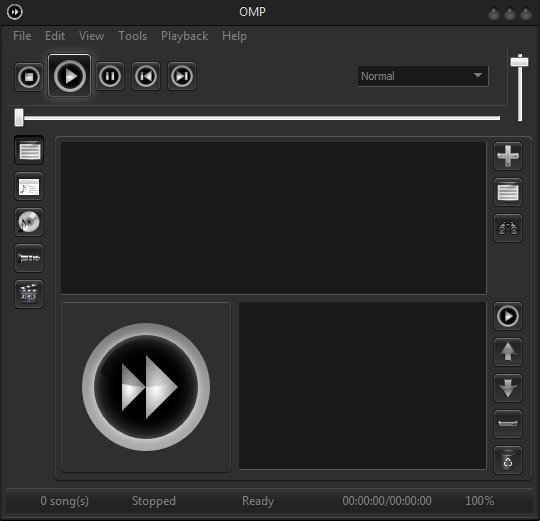 OpenMusicPlayer default window