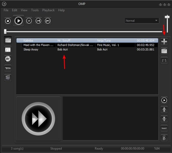 OpenMusicPlayer importing songs