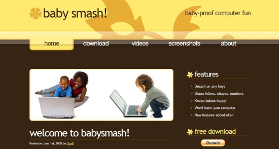 babysmash! interface