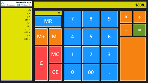 calculation history