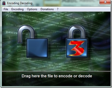 Encoding Decoding- interface 00 encrypt decrypt file