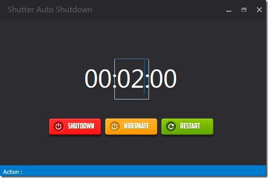 Shutter Auto Shutdown- interface