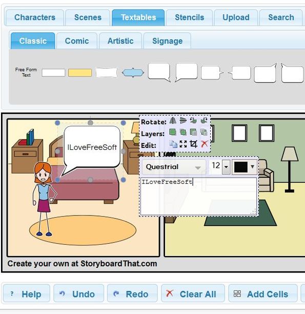 Storyboard editing storyboard